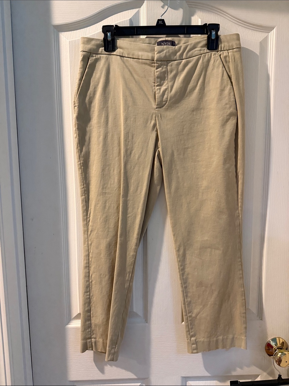 NYDJ Women’s Khaki Straight-Leg Chinos